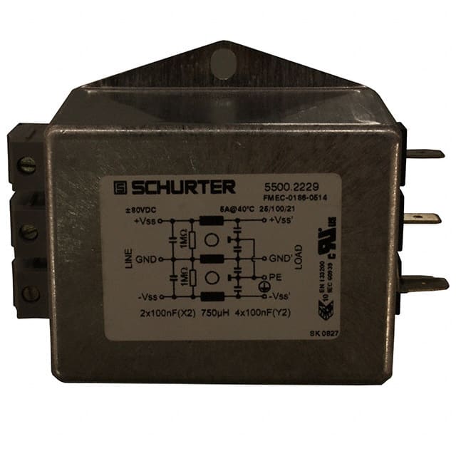 5500.2229 SCHURTER Inc.  Modules de filtrage de ligne électrique